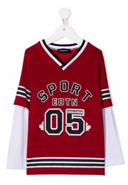 Dsquared2 Kids Sport Edtn long-sleeve top - Rot