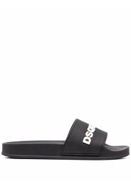 Dsquared2 logo-print slides - Schwarz