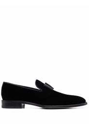 Dsquared2 Ubaldo bom-embellished velvet loafers - Schwarz