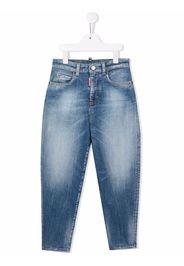 Dsquared2 Kids mid-rise slim-cut jeans - Blau