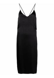 Dsquared2 satin-finish midi dress - Schwarz