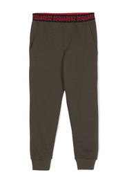Dsquared2 Kids logo-tape track pants - Grün