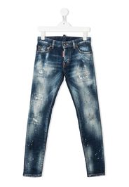 Dsquared2 Kids Distressed-Jeans mit Stone-Wash-Effekt - Blau