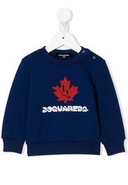 Dsquared2 Kids Sweatshirt mit Logo-Print - Blau