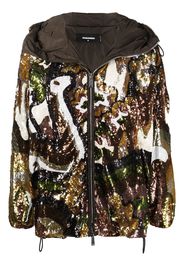 Dsquared2 Jacke mit Pailletten - Braun