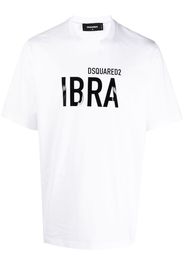 DSQUARED2 T-Shirt mit "Ibra"-Print - Weiß