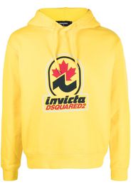 Dsquared2 Hoodie mit Invicta-Print - Gelb
