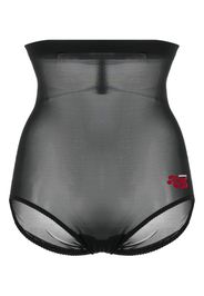 Dsquared2 slogan-print sheer briefs - Schwarz