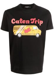 Dsquared2 Caten Trip graphic T-shirt - Schwarz