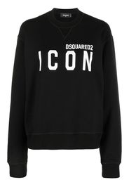 Dsquared2 Icon-print cotton sweatshirt - Schwarz
