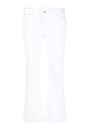 Dsquared2 bootcut cropped trousers - Weiß
