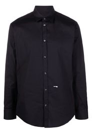 Dsquared2 classic-collar poplin shirt - Schwarz