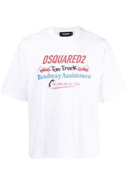 Dsquared2 logo-print cotton T-shirt - Weiß