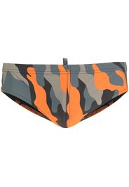 Dsquared2 logo-print swim trunks - Grün