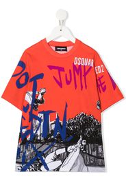 Dsquared2 Kids graphic-print short-sleeve T-shirt - Rot