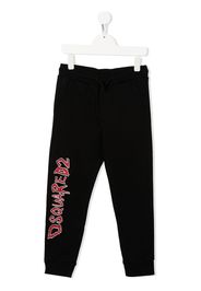 Dsquared2 Kids logo tracksuit bottoms - Schwarz