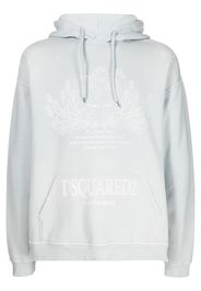 Dsquared2 Hoodie mit Logo-Print - Grau