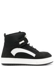 Dsquared2 two-tone high-top sneakers - Schwarz