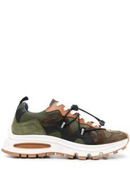 Dsquared2 camouflage-print low-top sneakers - Grün