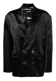 Dsquared2 Stripe 80s double-breasted blazer - Schwarz
