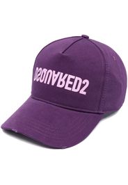 Dsquared2 logo-print baseball cap - Violett