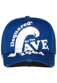 Dsquared2 logo-print cotton baseball cap - Blau