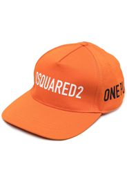 Dsquared2 logo-embroidered baseball cap - Orange
