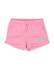 Dsquared2 Kids Shorts mit Logo-Stickerei - Rosa