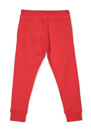 Dsquared2 Kids logo-print cotton track trousers - Rot