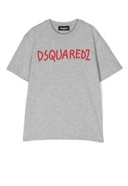 Dsquared2 Kids T-Shirt mit Logo-Print - Grau