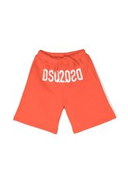 Dsquared2 Kids logo-print shorts - Orange