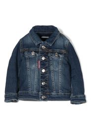 Dsquared2 Kids single-breasted denim jacket - Blau