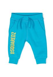 Dsquared2 Kids logo-print cotton track trousers - Blau