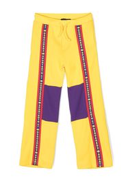 Dsquared2 Kids colour-block straight-leg track pants - Gelb