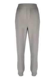 Dsquared2 logo-embroidered knitted track pants - Grau