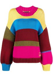 Dsquared2 long-sleeve intarsia-knit jumper - Rosa