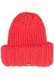 Dsquared2 Gerippte Beanie - Orange