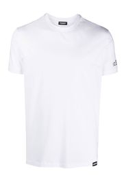 Dsquared2 T-Shirt mit Logo-Patch - Weiß