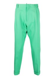 Dsquared2 Gerade Cropped-Hose - Grün