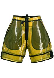 Dsquared2 transparent-design shorts - Grün