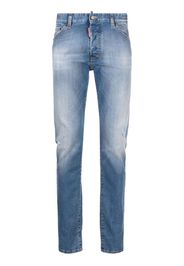 Dsquared2 slim-cut light-wash jeans - Blau
