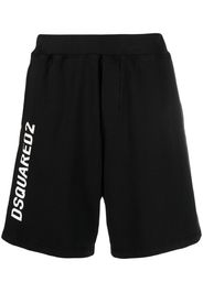 Dsquared2 cotton logo print shorts - Schwarz