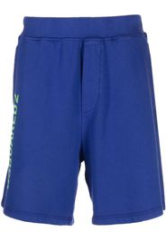 Dsquared2 cotton logo print shorts - Blau