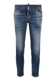 Dsquared2 low-rise skinny-leg cropped jeans - Blau
