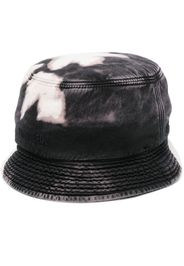Dsquared2 bleached-effect bucket hat - Schwarz