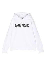 Dsquared2 Kids logo-print detail hoodie - Weiß