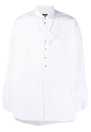 Dsquared2 bib-style buttoned shirt - Weiß
