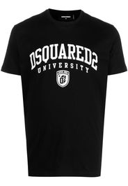 Dsquared2 University print short-sleeve T-shirt - Schwarz