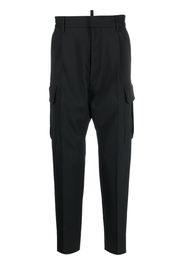 Dsquared2 drop-crotch cargo trousers - Schwarz