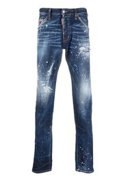 Dsquared2 Twimphony paint-splatter jeans - Blau